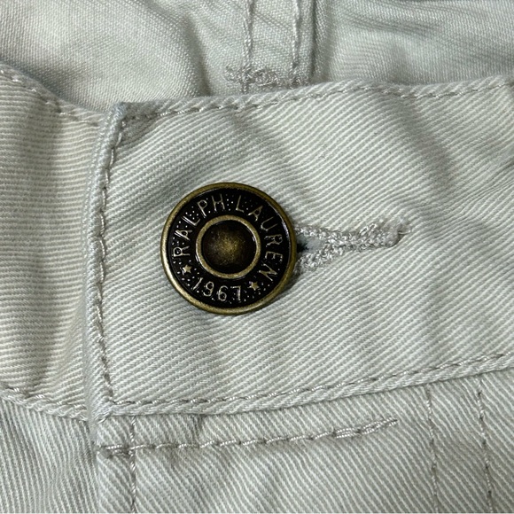 Vintage Polo Ralph Lauren Khaki 650 Straight Fit Cotton Chino Jeans Men’s 30x32 - Picture 4 of 12